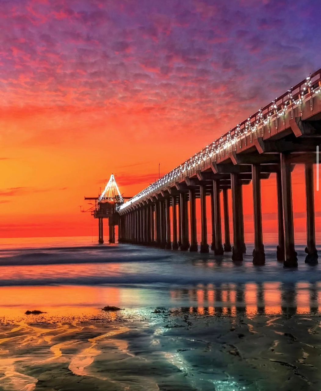 Bridge sunset