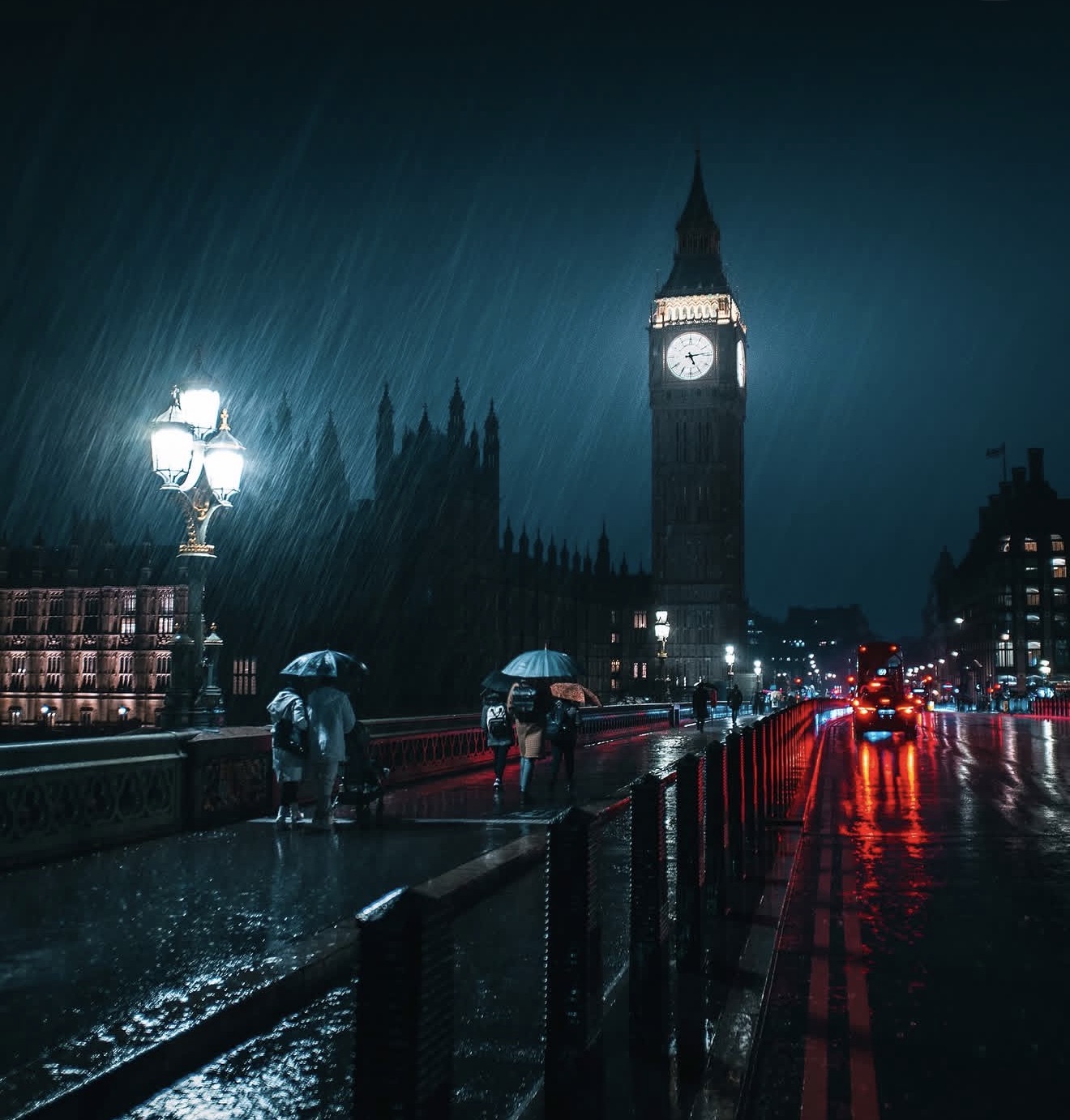 Big Ben at night